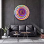Wallity Cuadro Decorativo de Vidrio Templado Multicolor 80 x 80 cm